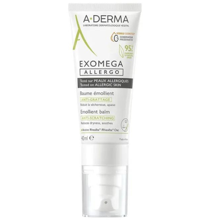 A-DERMA EXOMEGA ALLERGO Balsam emolient, 40ml