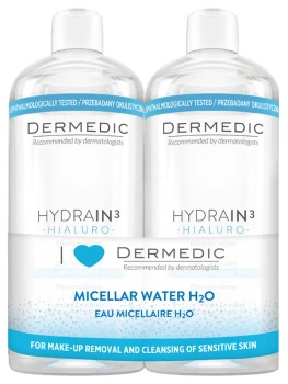 DERMEDIC HYDRAIN 3 Płyn micelarny, 2x500ml