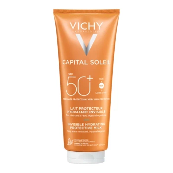 VICHY Capital Soleil Ochronne Mleczko Nawilżające do Twarzy i Ciała SPF50+, 300ml