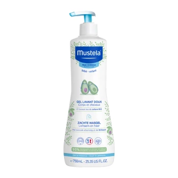 Mustela Bébé-Enfant Delikatny Żel do Mycia dla Dzieci i Niemowląt, 750 ml