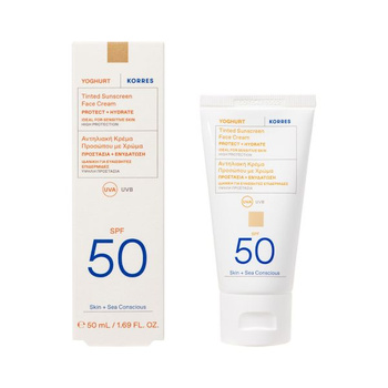 Korres Yoghurt SPF 50 – lekki krem przeciwsłoneczny do twarzy, 50ml 