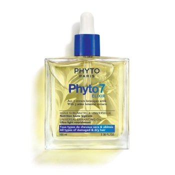 Phyto 7 Élixir Huile Sublimatrice Universelle – Olejek do Włosów Suchych i Zniszczonych, 100ml 
