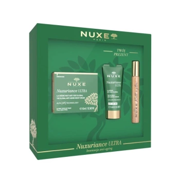 Nuxe Nuxuriance Ultra Zestaw Krem na Noc,50 ml + Krem na Dzień, 15ml + Olejek z Drobinkami, 8ml