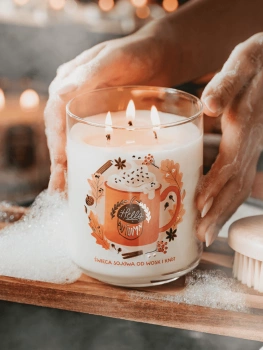 Wosk i Knot świeca sojowa Hello Autumn 600g