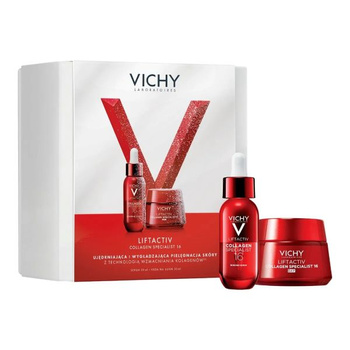 Vichy Liftactiv Collagen Specialist – Zestaw Przeciwzmarszczkowy: Serum, 30ml + Krem na Dzień, 50ml 