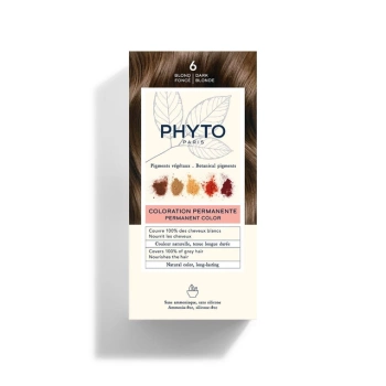 PHYTO Color 6 Farba do Włosów Ciemny Blond