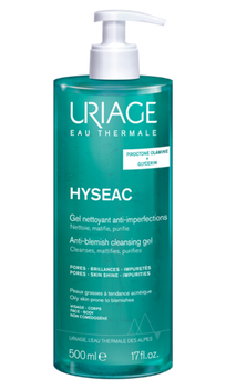 URIAGE Hyseac Żel Oczyszczający do Twarzy i Ciała, 500 ml