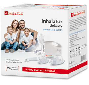  INHALATOR tłokowy CNB69011 Zyskaj Zdrowie x 1 sztuka