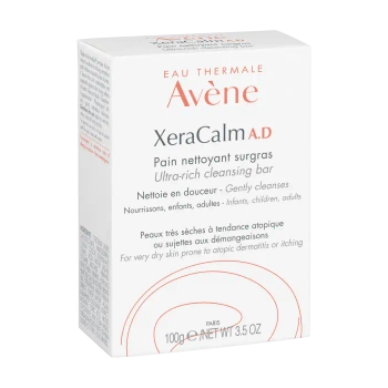 AVENE XERACALM A.D Kostka myjąca, 100 g