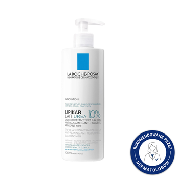 LA ROCHE-POSAY Lipikar Lait Urea 10% Nawilżające Mleczko, 400ml