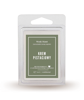 Wosk&Knot wosk zapachowy Krem Pistacjowy 60g