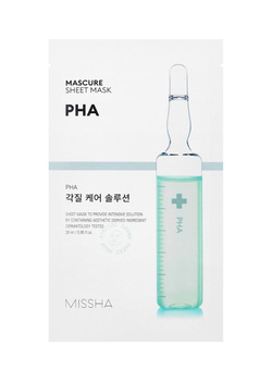 Missha Mascure Peeling PHA Sheet Mask, 28 ml – Złuszczająca Maska w Płachcie