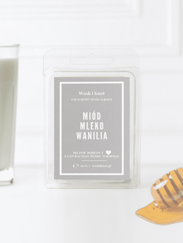 Wosk i Knot wosk zapachowy Miód Mleko&Wanilia 60g