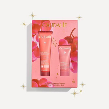 Caudalie VinoHydra Duet Intensywnie Nawilżający –  Żel do Mycia Twarzy, 30 ml + Krem Intensywnie Nawilżający, 60 ml