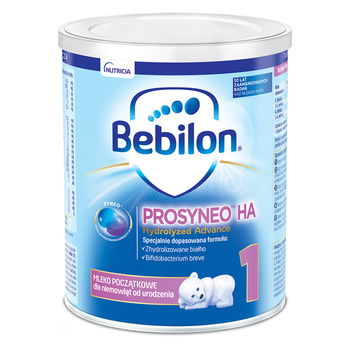 Bebilon Prosyneo HA 1 - Mleko Początkowe dla Niemowląt od Urodzenia, 400g
