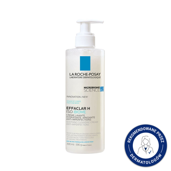 LA ROCHE-POSAY  EFFACLAR H ISO-BIOME Krem Myjący, 390ml