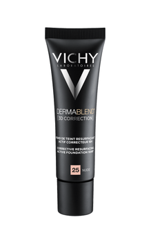 VICHY Dermablend Korekta 3D Podkład Wyrównujący Powierzchnię Skóry Odcień 25 NUDE, 30 ml
