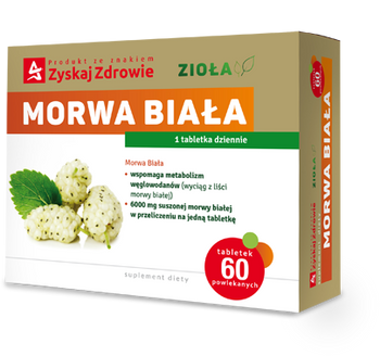 MORWA BIAŁA Zyskaj Zdrowie x 60 tabletek