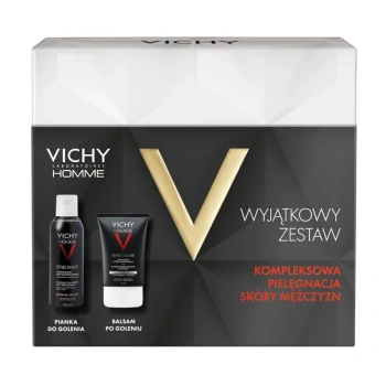 Vichy Homme Zestaw do Golenia: Pianka do Golenia + Balsam po Goleniu