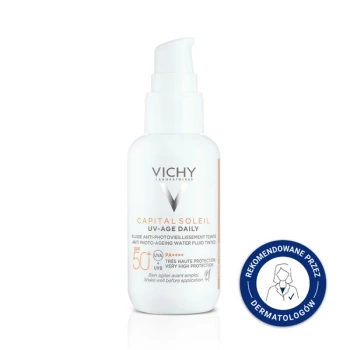 VICHY Capital Soleil Koloryzujący Fluid Przeciw Fotostarzeniu się Skóry SPF50+, 40ml