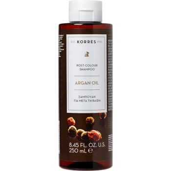 Korres Argan Oil – Szampon do Włosów Farbowanych z Olejkiem Arganowym, 250ml 