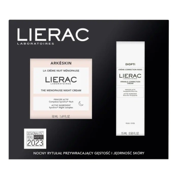 Lierac Arkeskin Zestaw Prezentowy - Krem na Noc, 50 ml + Krem pod Oczy, 15 ml