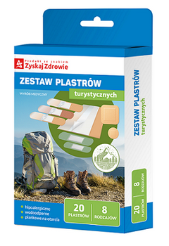 Zyskaj Zdrowie Zestaw Plastrów Turystycznych, 20 sztuk