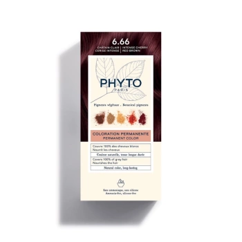 Phyto Color 6.66 Châtain Clair Cerise Intens – Trwała Farba do Włosów