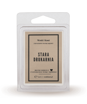 Wosk&Knot wosk zapachowy Stara Drukarnia 60g