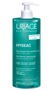 URIAGE Hyseac Żel Oczyszczający do Twarzy i Ciała, 500 ml
