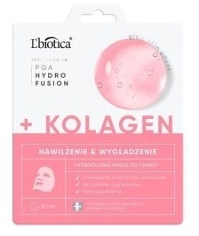 L'BIOTICA PHF + KOLAGEN Nawilżenie & Wygładzenie Hydrożelowa Maska do twarzy 1 sztuka