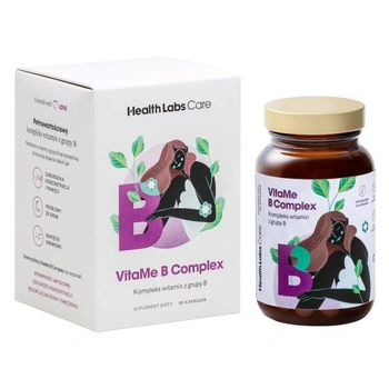 Health Labs Care Vitamin B Complex | Kompleks Witamin z Grupy B, 60 kapsułek 