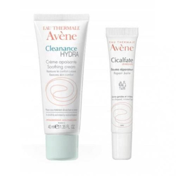 Avene Cleanance krem łagodzący 40ml + balsam do ust, 10ml