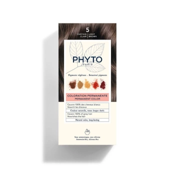 PHYTO COLOR 5 Farba do włosów/ Jasny Kasztan