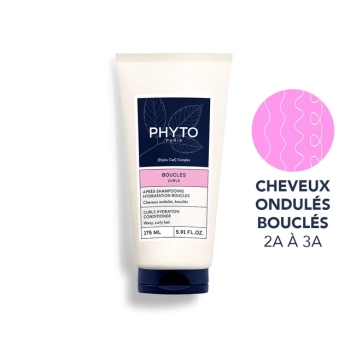 PHYTO Boucles CURLS Odżywka Nawilżająca Dla Włosów Falowanych i Kręconych, 175ML 