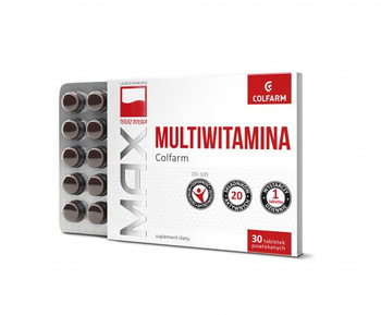 MAX MULTIWITAMINA x 30 tabletek powlekanych