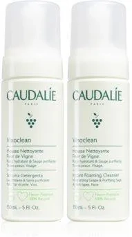 Caudalie Pianka oczyszczająca zestaw, 2x150ml