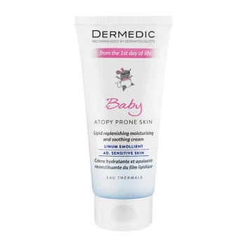 Dermedic Emolient Linum Baby-Krem Nawilżająco-Kojący, 100g