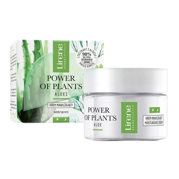 Lirene Power Of Plants Aloe Krem nawilżający, 50ml