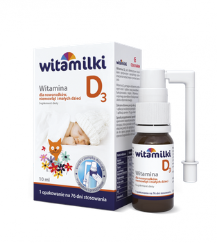 WITAMILKI WITAMINA D3 krople doustne 10 ml