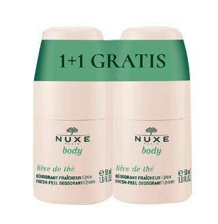 NUXE Body Reve de The Dezodorant roll-on 24h, 2 x 50ml