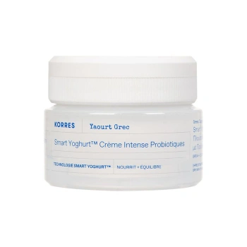 KORRES Greek Yoghurt Smart Krem Nawilżający do Twarzy, 40 ml – do Skóry Suchej
