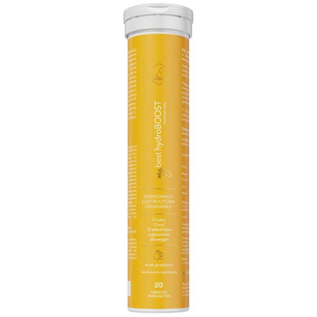 MyBestPharm HydroBoost Smak Gruszkowy, 20 tabletek musujących 