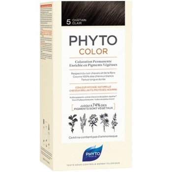 PHYTO COLOR 5 Farba do włosów/ Jasny Kasztan