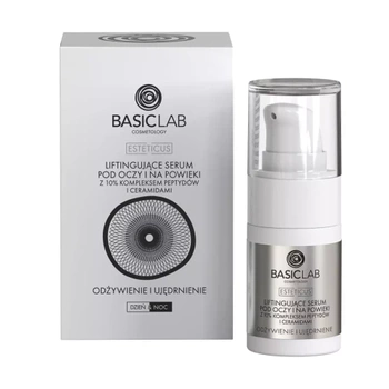 BasicLab Liftingujące serum pod oczy i na powieki, 15ml