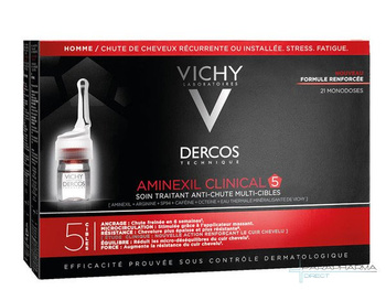 VICHY DERCOS AMINEXIL CLINICAL 5 męski płyn x 21 ampułek