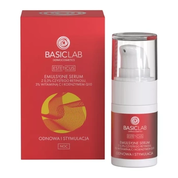 BASICLAB Emulsyjne Serum Odnowa Stymulacja, 15ml