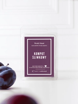 Wosk&Knot Wosk Zapachowy - Kompot Śliwkowy, 60g