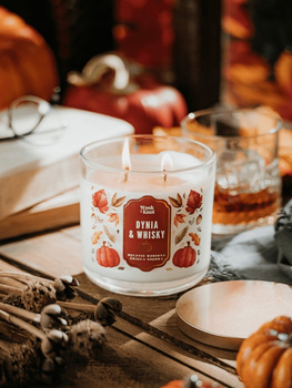 Wosk i Knot świeca sojowa Dynia&Whisky 350g
