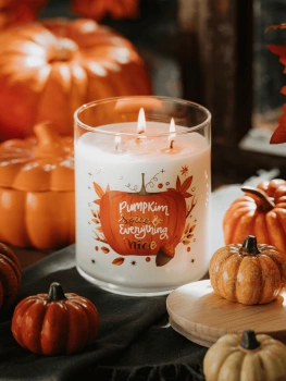 Wosk i Knot świeca sojowa Pumpkin Spice 600g